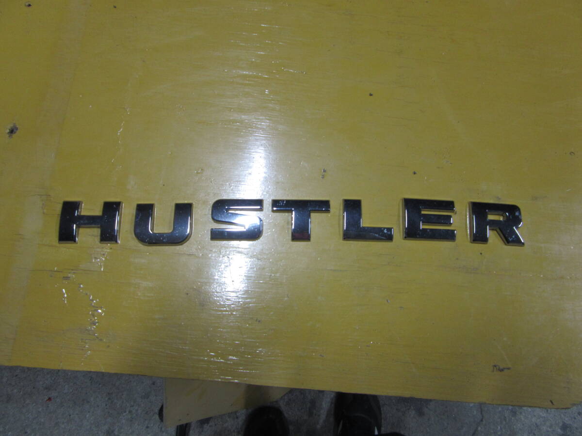 スズキMR31SハスラーJスタイルMR41S純正フロントグリル エンブレム クローム メッキHUSTLERマーク ラジエーターグリル ラジエターグリル