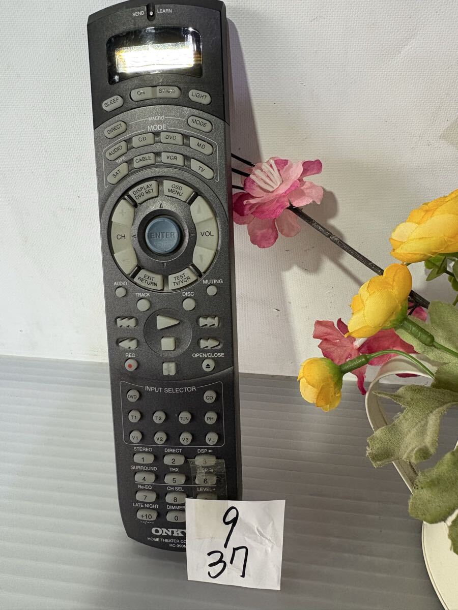 9/37 ONKYO RC-390M AVアンプ TX-DS989用リモコン 
