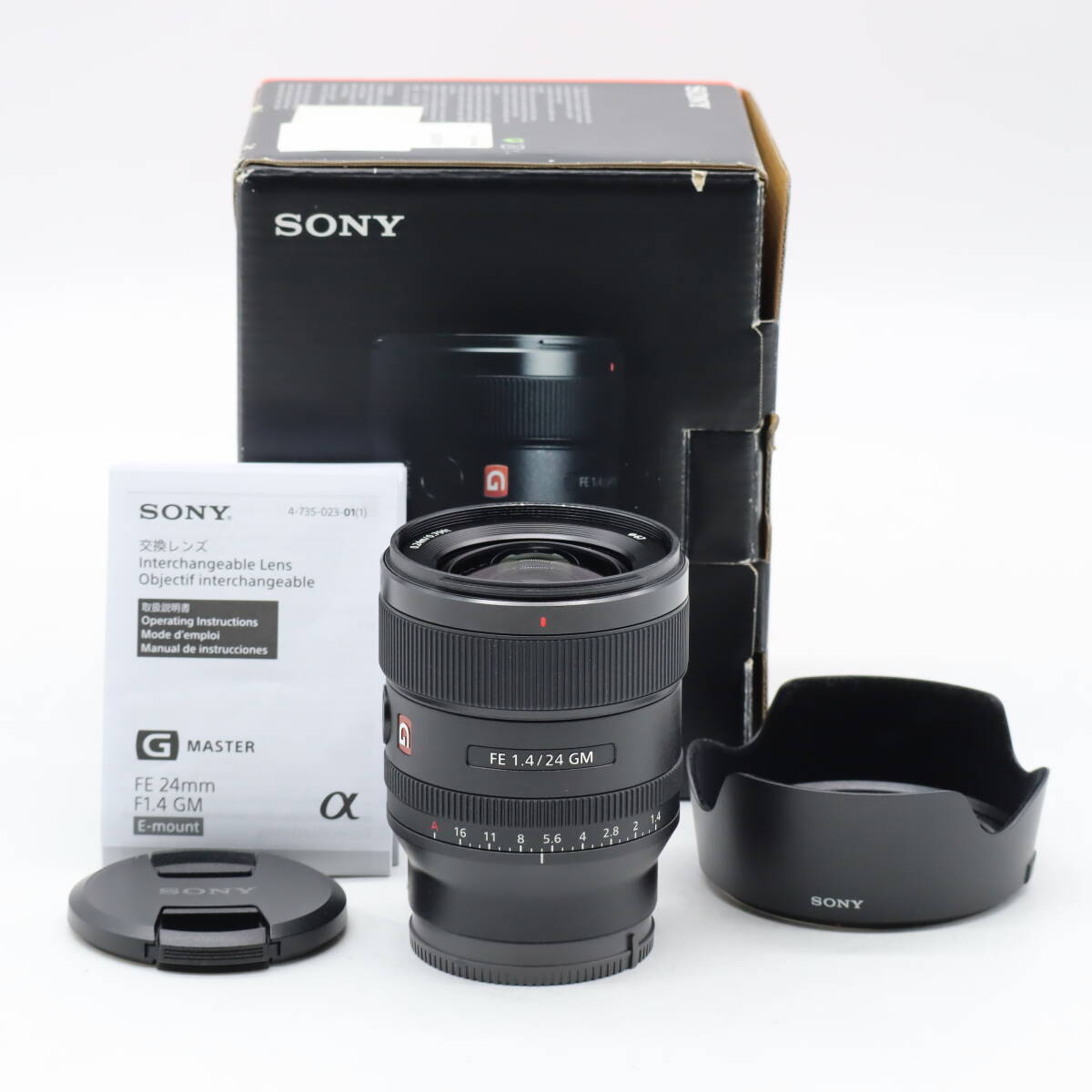  SONY(ソニー) 広角単焦点レンズ フルサイズ FE 24mm F1.4 GM G Master デジタル一眼カメラα[Eマウント]用 純正レンズ SEL24F14GM #4635
