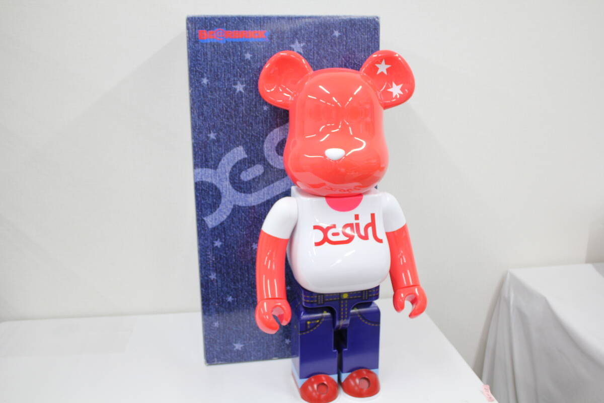 【元箱付き】ベアブリック BE@RBRICK X-girl 20th Anniversary 1000% フィギュア 高さ72cm 幅36cm ※誤差ご了承ください。BT1193