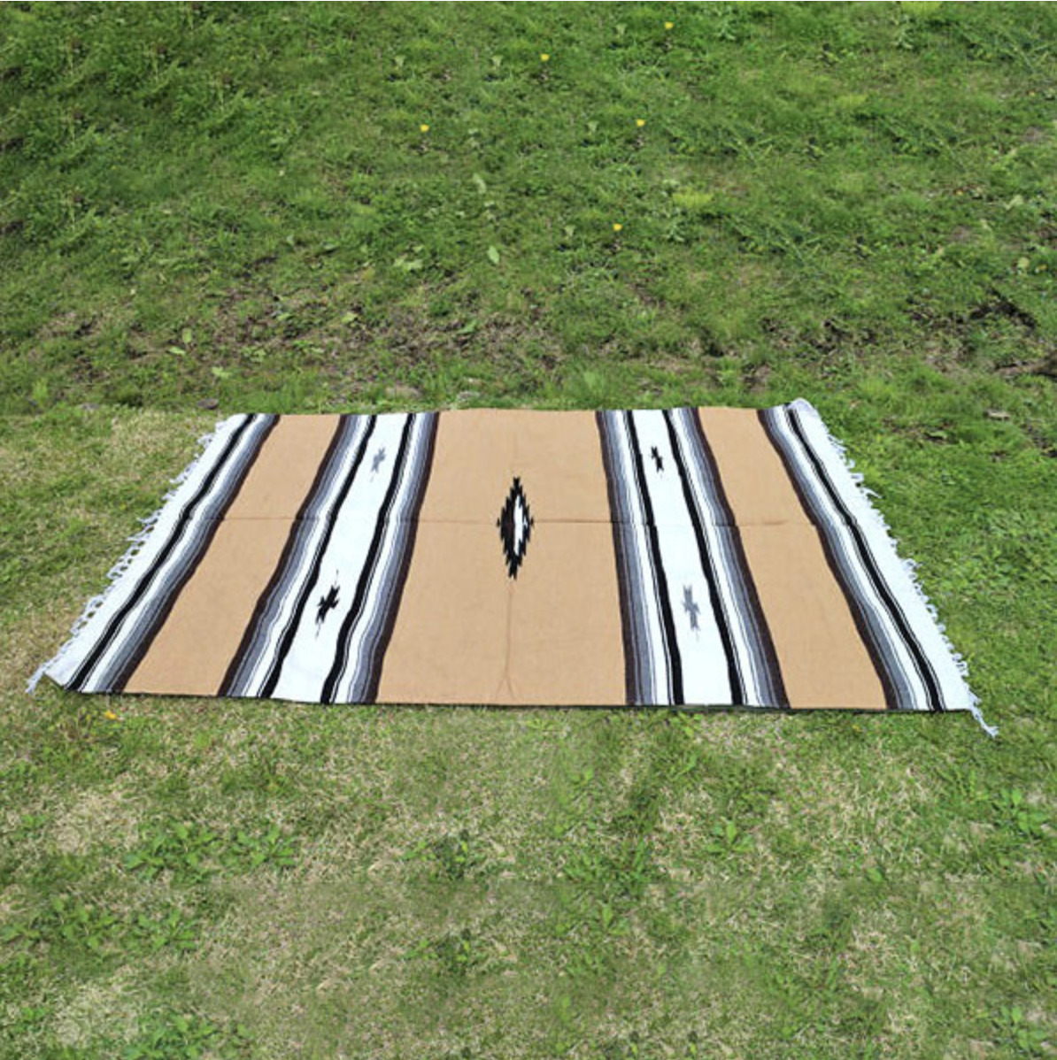 オレゴニアンキャンパー ニューダイヤモンドセンター キャンプラグマット (150×210cm)　ベージュ