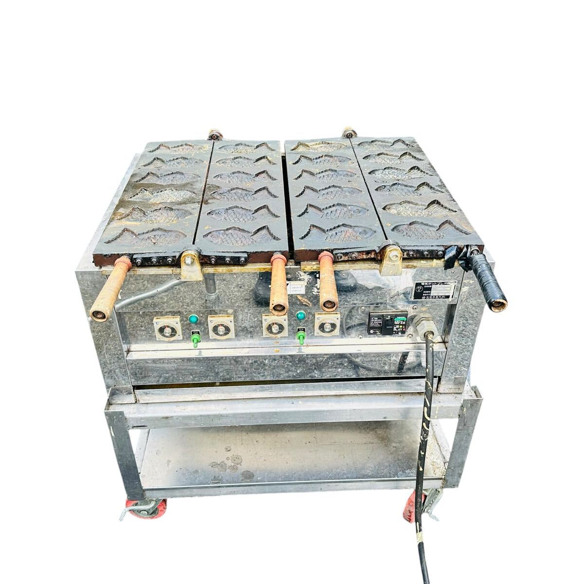 猪狩製作所　たい焼き　電気式　EGTO 2.12 動作品　三相200V 業務用 屋台 厨房機器
