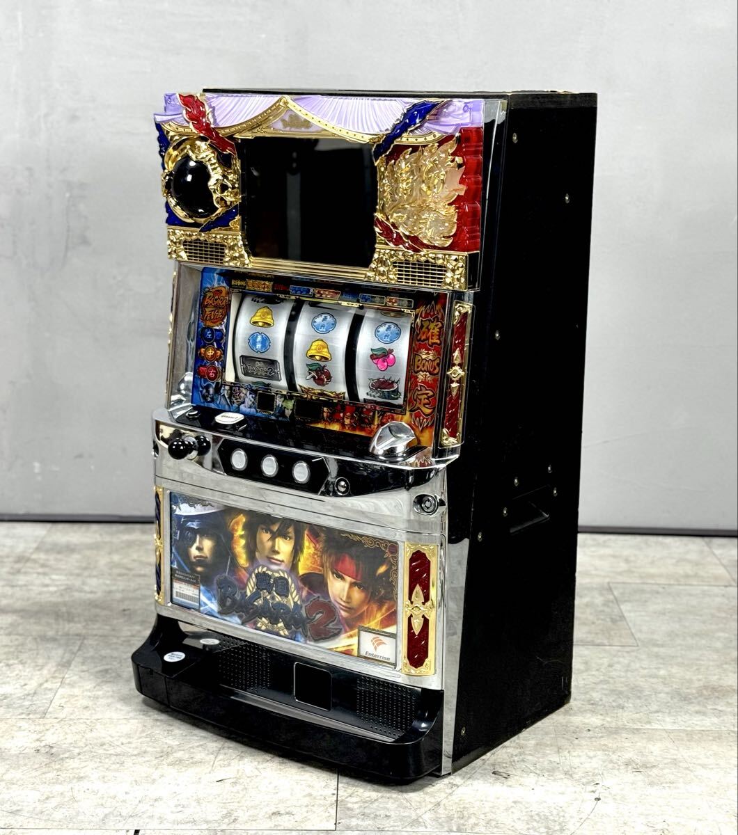 動作品■戦国BASARA2 パチンコ スロット パチスロ 実機 ドアキー付き コイン不要機■兵庫県姫路市から A25-340