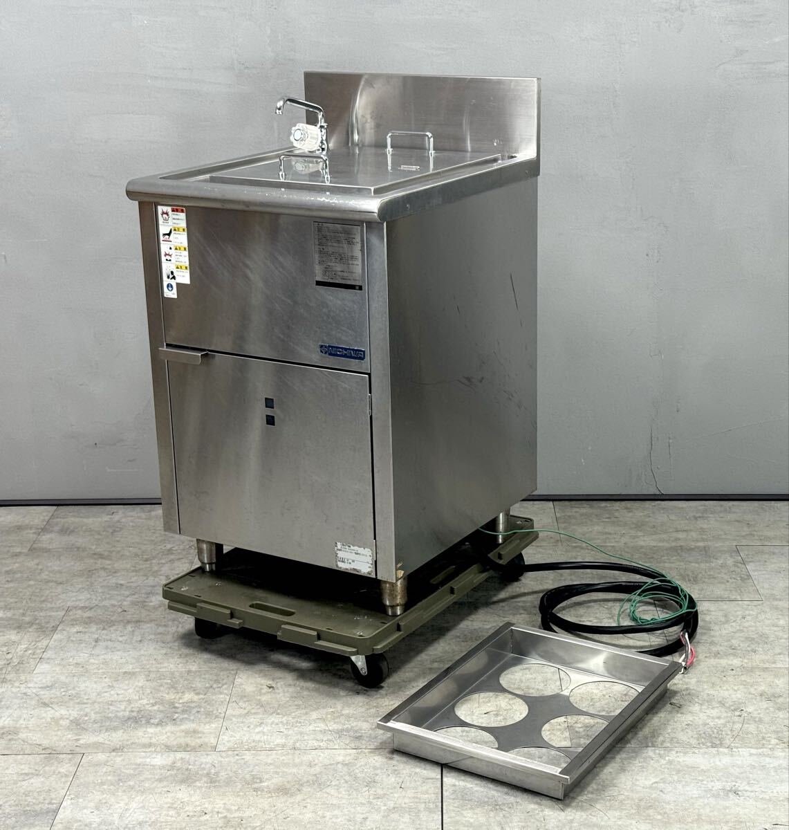 動作品/2013年製■NICHIWA ニチワ 業務用 電気ゆで麺器 ENB-550NH-H ゆで麺 3相 200V 厨房機器 飲食■兵庫県姫路市から A25-311