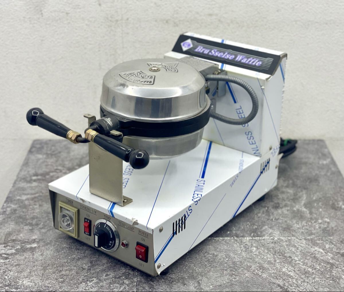 動作品■Bru Sselse Waffle ワッフルメーカー ワッフル機器 SUN-730 AC220V 業務用 厨房機器 店舗■兵庫県姫路市から L4 25-4734