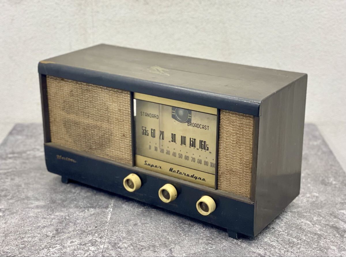 ジャンク■UNION ユニオン 真空管ラジオ スーパーヘテロダイン AMラジオ 当時物 昭和レトロ アンティーク■兵庫県姫路市から c2 25-4743