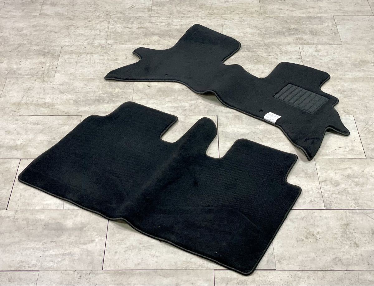 未使用/保管品■フロアマット スズキ エブリィ リア分割 ブラック 黒 マットセット カー用品 内装 車 社外品■兵庫県姫路市から 25-4711