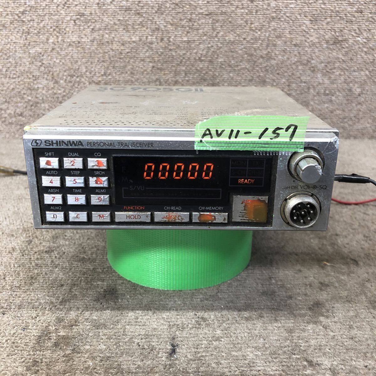 AV11-157 激安 無線機 SHINWA SC905GII パーソナルトランシーバー PERSONAL TRANSCEIVER 起動確認済み 中古現状品