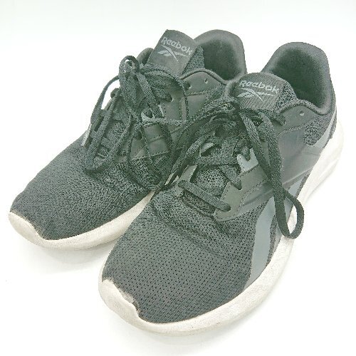 ◇ Θ Reebok リーボック 軽量 シューズ サイズ8 ブラック メンズ E