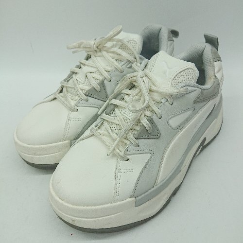 ◇ Θ PUMA プーマ 399353-01 PUMA×MURUA ブラスター スニーカー サイズ24 ホワイト系 レディース E