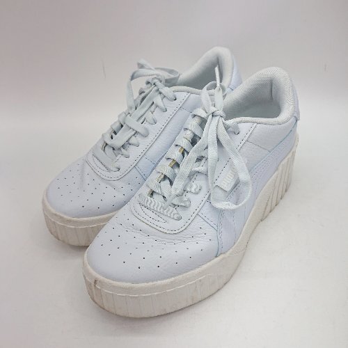 ◇ Θ PUMA カジュアル　厚底風 スニーカー サイズ22.5 ブルー系 レディース E