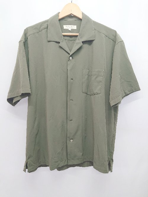 ◇ ⊂ A day in the life UNITED ARROWS アデイインザライフ 半袖 シャツ サイズM カーキ系 メンズ E