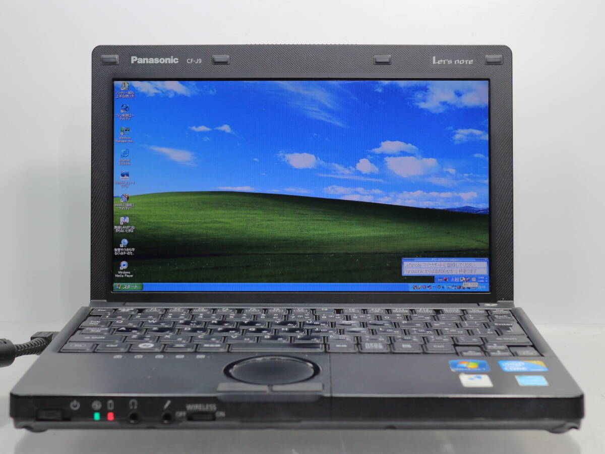 Panasonic Let’s note J9 CF-J9NYABHR/10.1インチTFT/Core i3-370M/4GBメモリ/HDD250GB/HDMI/WindowsXP Professional SP3 #1114