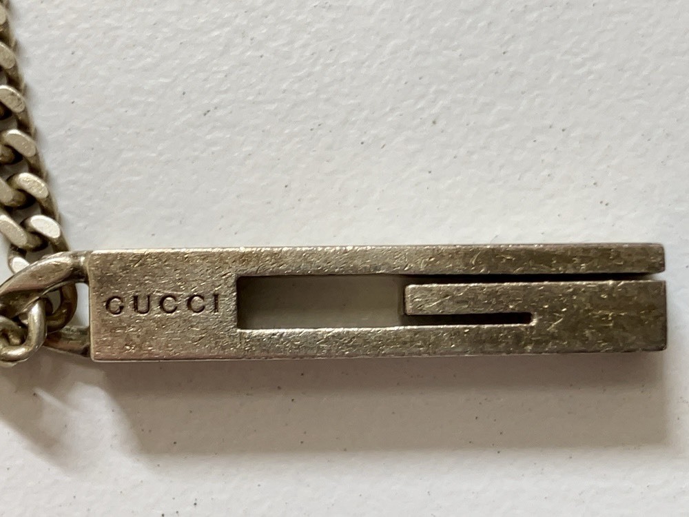 ★GUCCI グッチ ネックレス NC Ag925 シルバー ブランド 人気 総重量14.6g 本体のみ 中古 