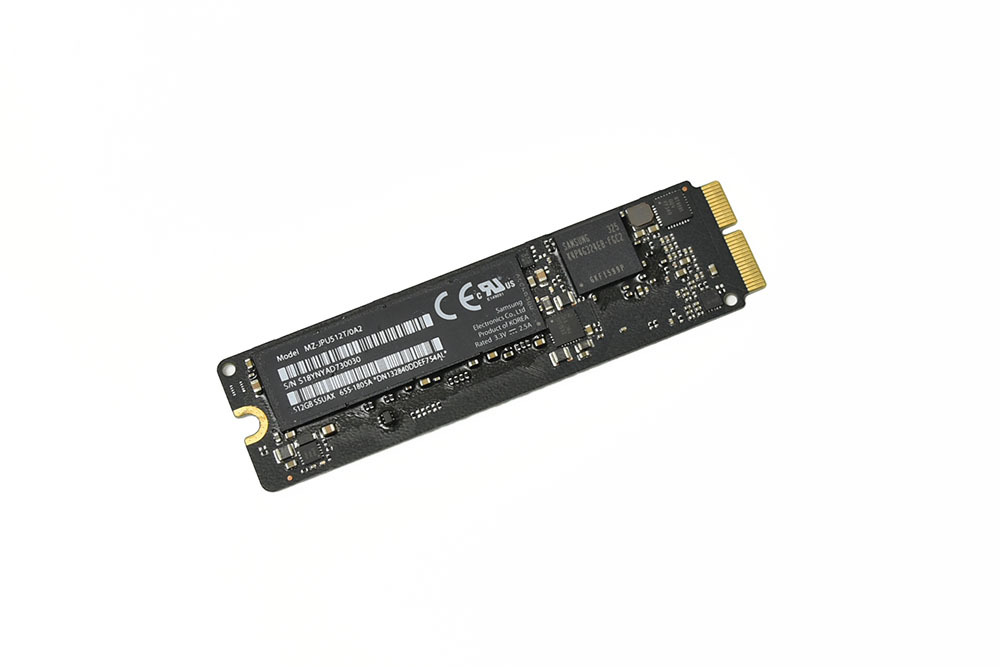 純正 MacBook Pro Retina / Air 512GB SSD 2013 2014 2015 中古品 SAMSUNG 655-1805 A1465 A1466 A1502 A1425 A1398 11-2