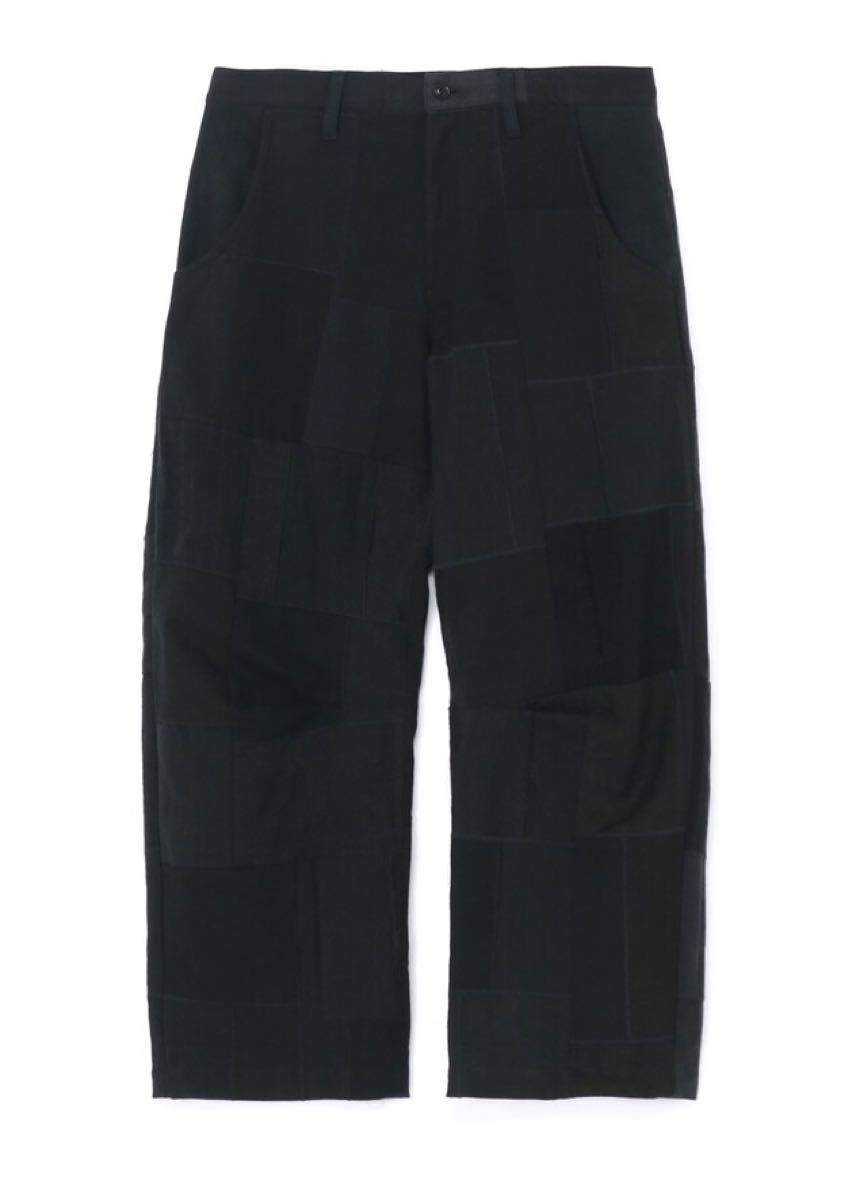 タグ付き新品◆ワイズ[Y’s KHADI COLLECTION]PATCHWORK WIDE PANTS◆パッチワークパンツ　ワイドパンツ◆YOHJI YAMAMOTO