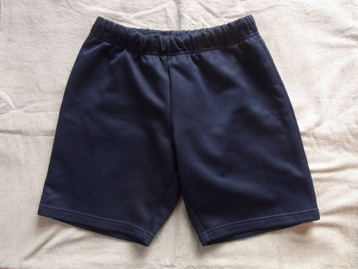 【中古】ユニー[UNY] ハーフパンツ 短パン 紺色 サイズ150 UTD2005 サッカーパンツ 小学校 中学 体育 部活 記名あり