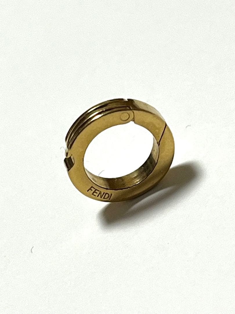 FENDI フェンディ ABCLICK チャームリング ゴールド 4716