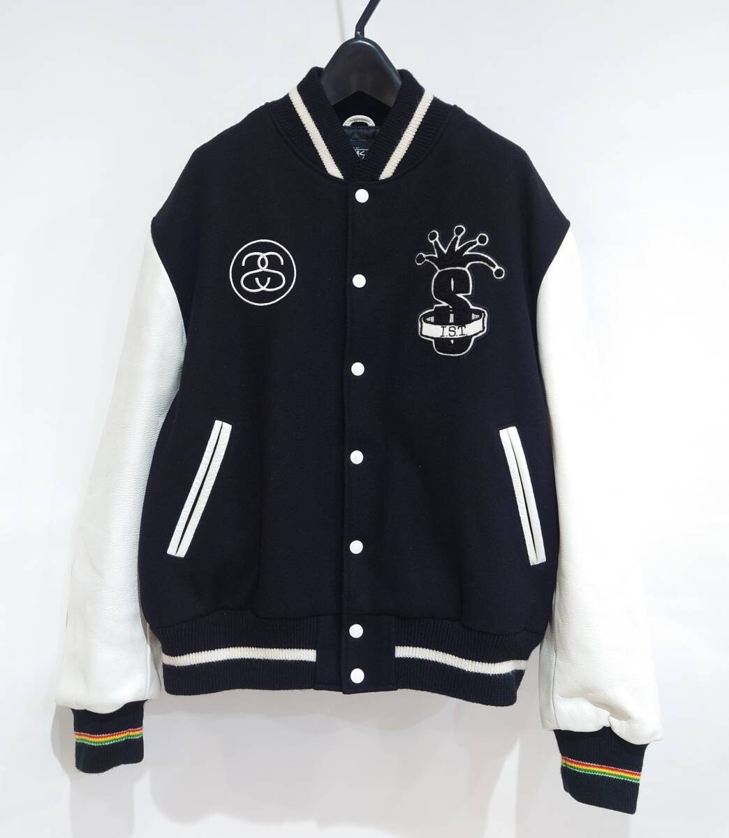STUSSY International Tribe Varsity Jacket I.S.T スタジャン ジャケット L Y-334984