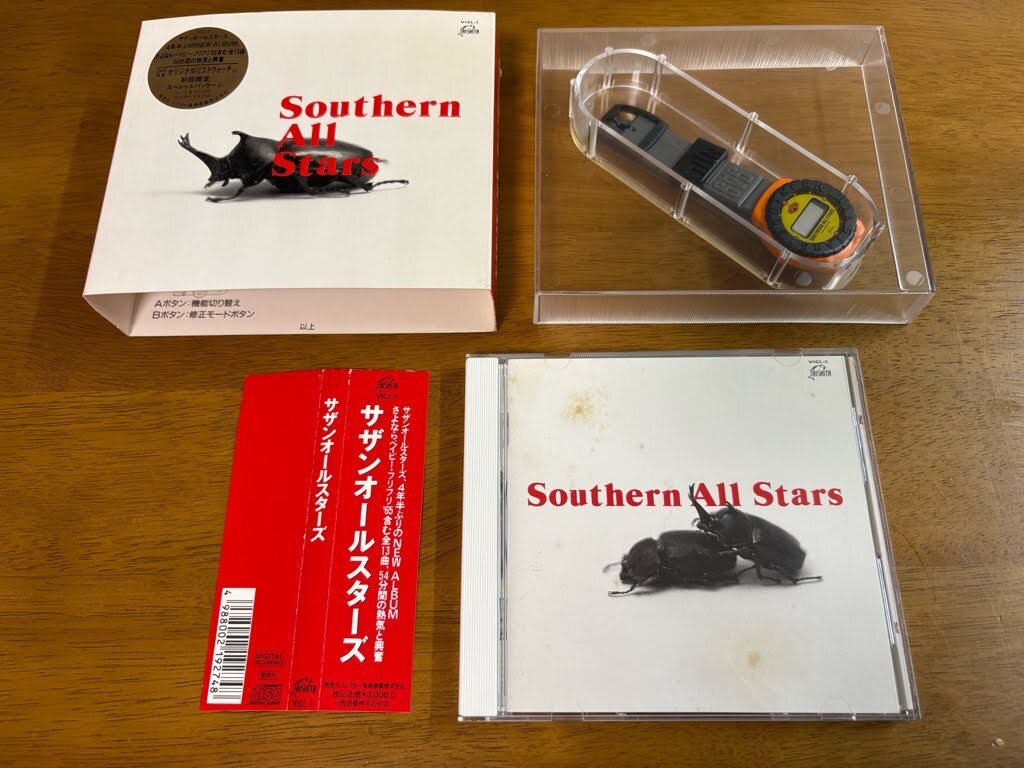 O7/CD サザンオールスターズ Southern All Stars VIZL-1 初回限定 スペシャルパッケージ オリジナルリストウォッチ、帯付き