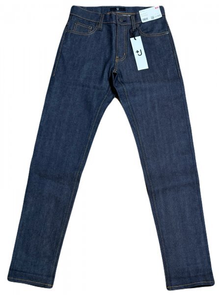 保管品 UNIQLO ユニクロ +J ジルサンダー 赤耳 セルビッジ スリムフィット ストレート デニム パンツ ジーンズ / ストレッチ