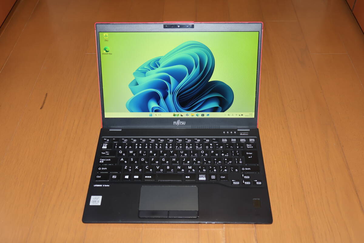 富士通 LIFEBOOK U9310/E レッド/Core i5 10310U 1.7G/8GB/128GB/Windows11 Pro