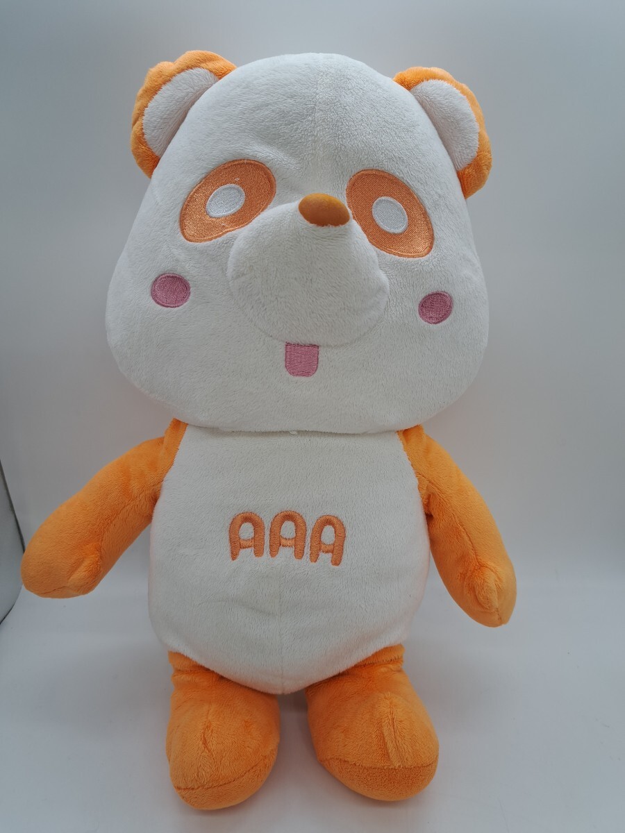 ☆AAA え〜パンダ ぬいぐるみ オレンジ 西島隆弘 Nissy 保管品 タグなし 全長:横にして約45㎝☆