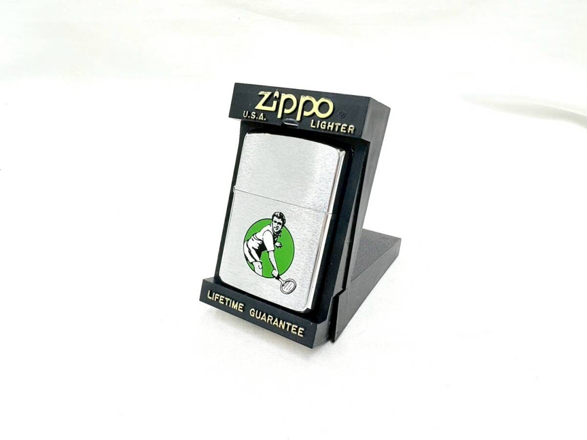 H2314*3　Zippo　ジッポ　180GLF　TENNIS　テニス　オイルライター　喫煙グッズ　喫煙具　ケース付