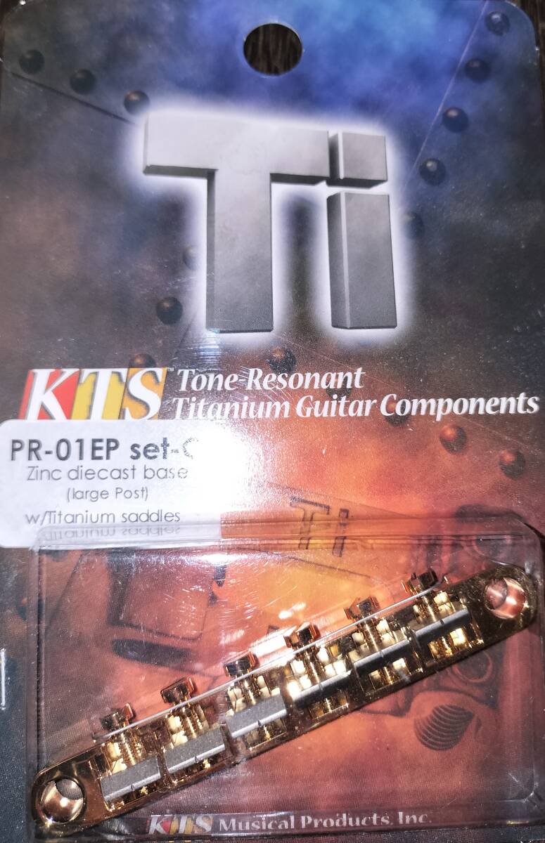 KTS PR-01EP set Ti チタンサドル with Zinc Die-Cast Base ゴールド