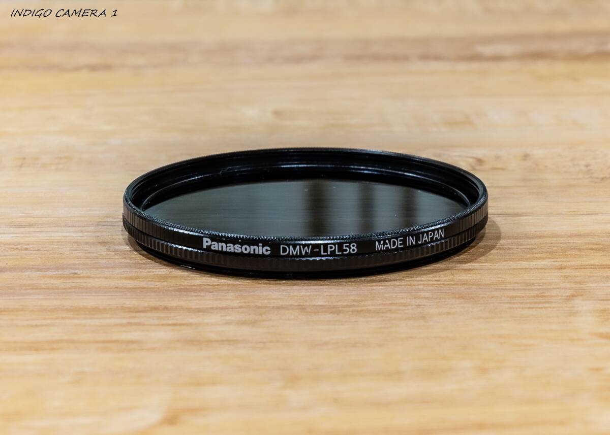 パナソニック◆ Panasonic Lumix PL FILTER DMW-LPL58mm 偏光フィルター #FL195