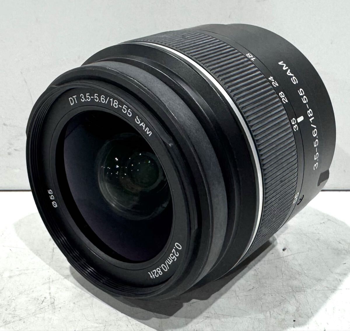 251128F☆ SONY DT 3.5-5.6 18-55 SAM 0.25m/0.82ft Aマウント AFレンズ ♪配送方法＝おてがる配送宅急便(EAZY)♪