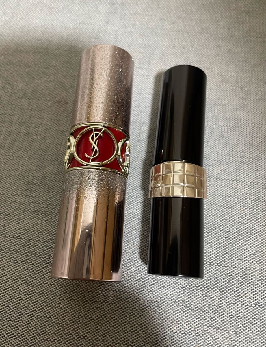 新同即決　イヴサンローラン ルージュ ヴォリュプテ　シャイン　コレクター　105 マキアージュ　ルージュ　 口紅　401 2本セット　美品