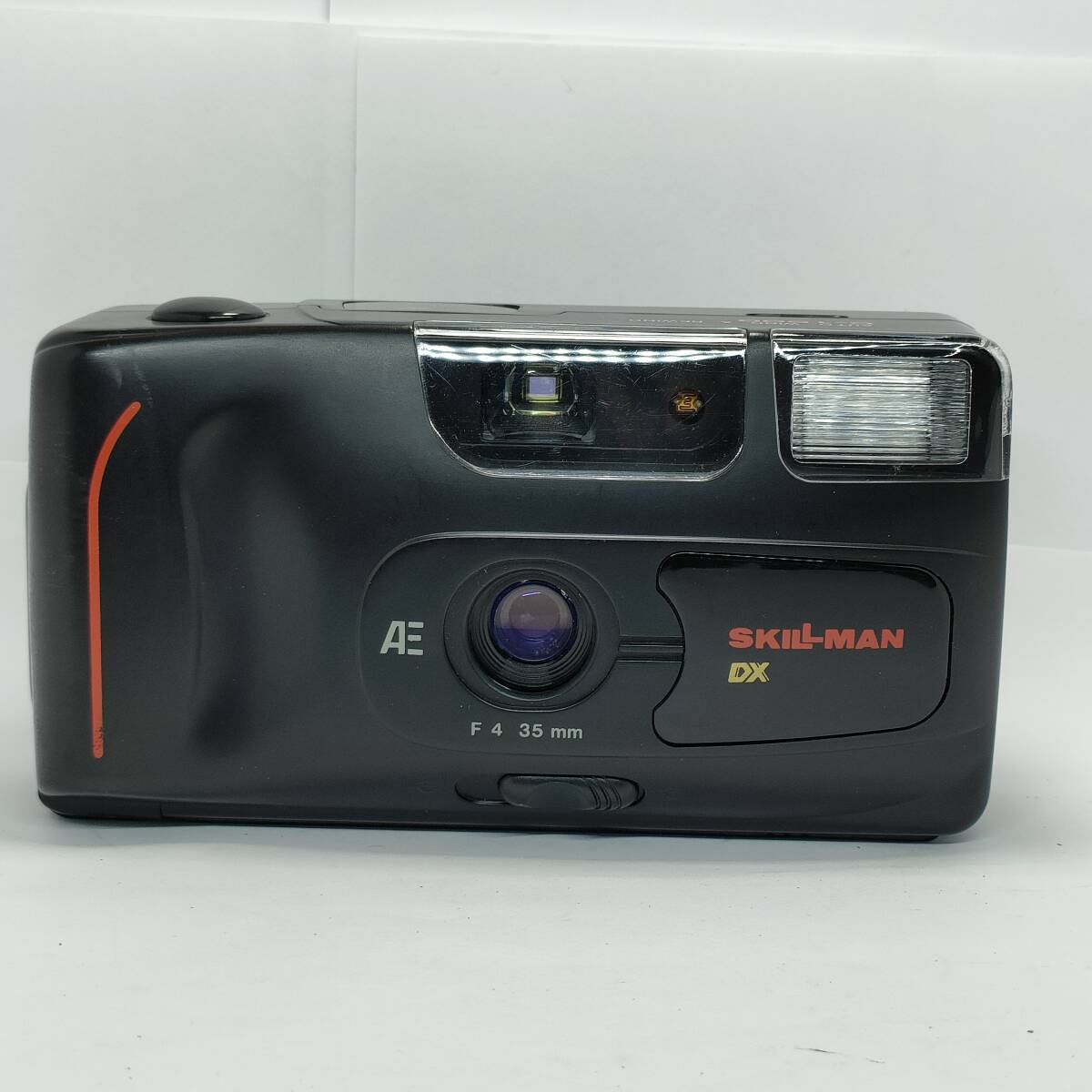A996) SKIL-MAN DX C-1500 35mm Film Camera Retro Compact Japan Style スキルマン コンパクトカメラ ジャンク