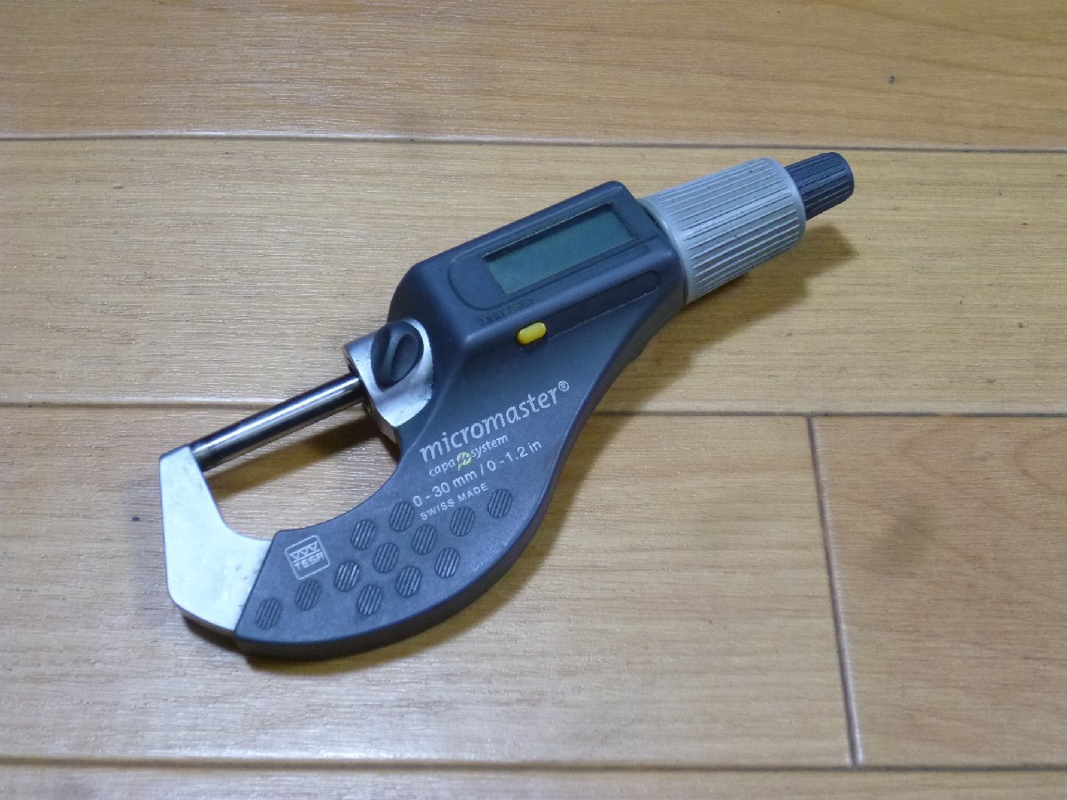 ▲ TESA テサ micromaster マイクロメーター 0-30mm / 0-1.2in スイス製 ▲ ②