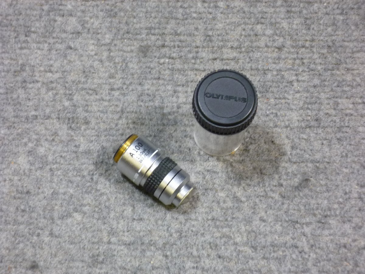 ▲ OLYMPUS オリンパス A100 1.30 oil 160 / 0.17 ケース付き 顕微鏡 対物レンズ ▲