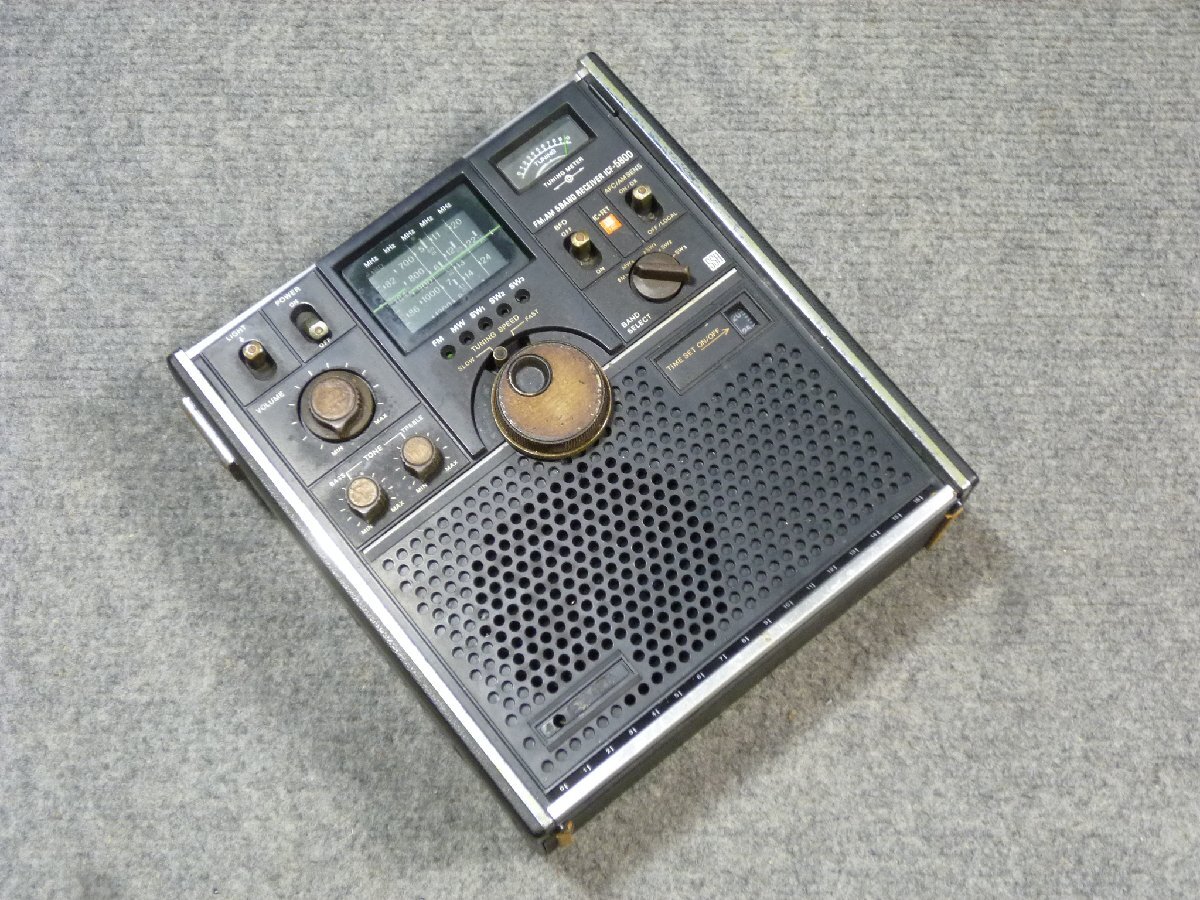 ▲ SONY ソニー ICF-5800 スカイセンサー BCLラジオ FM/MW/SW 当時物 レトロ ▲