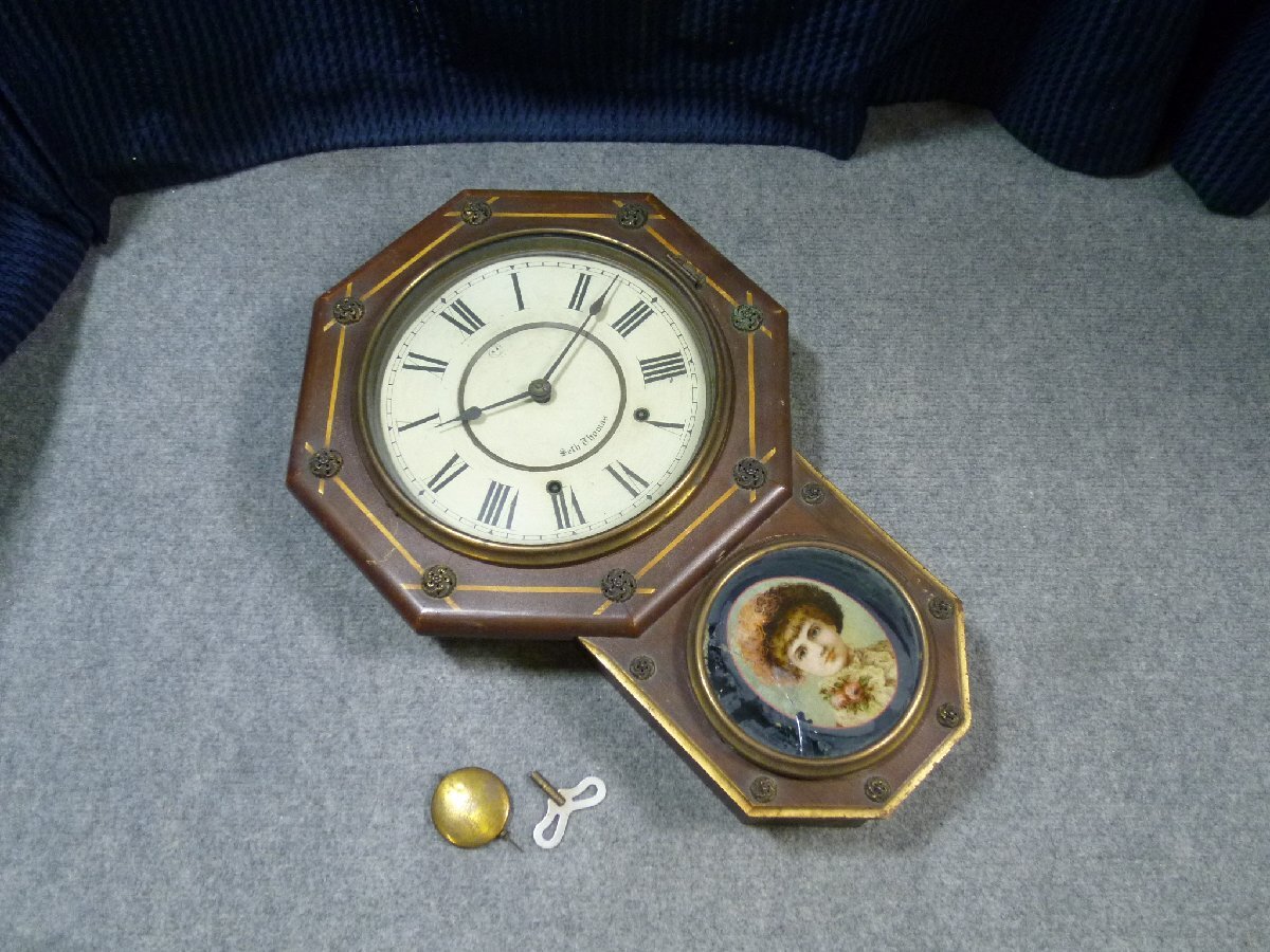 ▲ SETH THOMAS セストーマス 柱時計 掛時計 レトロ ▲