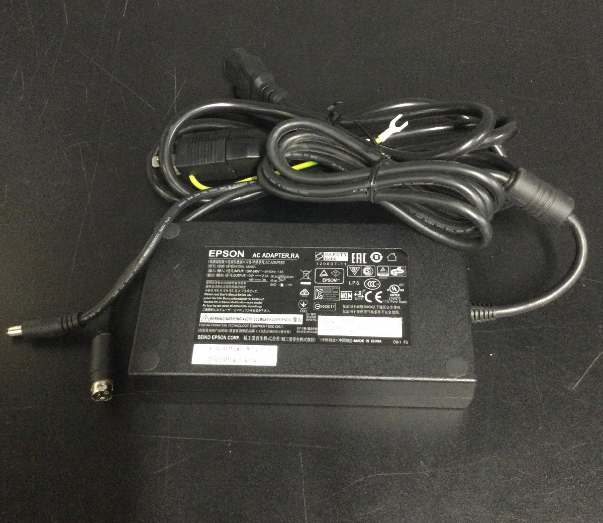 ＄【電源コード付】EPSON ACアダプター М266A 26V POSレジプリンター