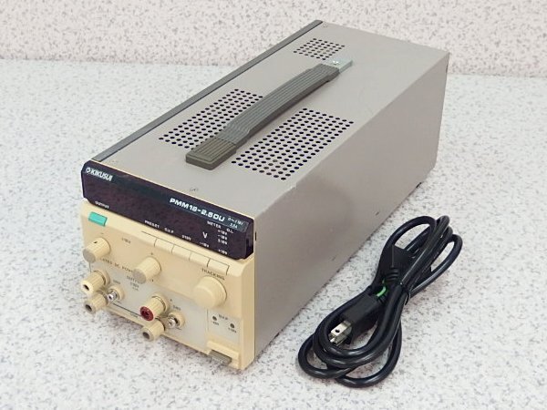 ■β 【現状品】 KIKUSUI/菊水 【PMM18-2.5DU】デュアルトラッキング多出力電源 コンパクト電源 実験、試験用【焼け有り】【1120-05】