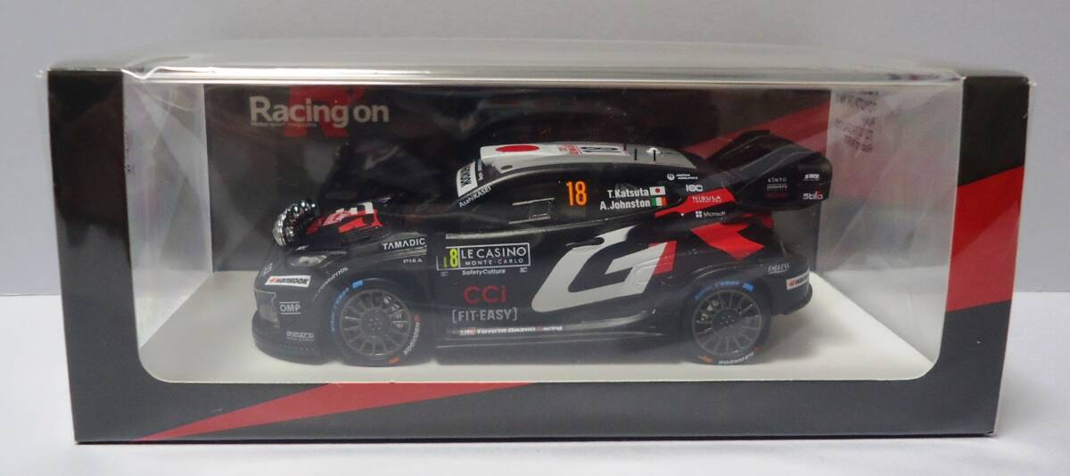 Racing on特注 1/43 トヨタ ヤリス WRC No.18 2025 Monte Carlo 勝田貴元（ナイトラリー仕様）