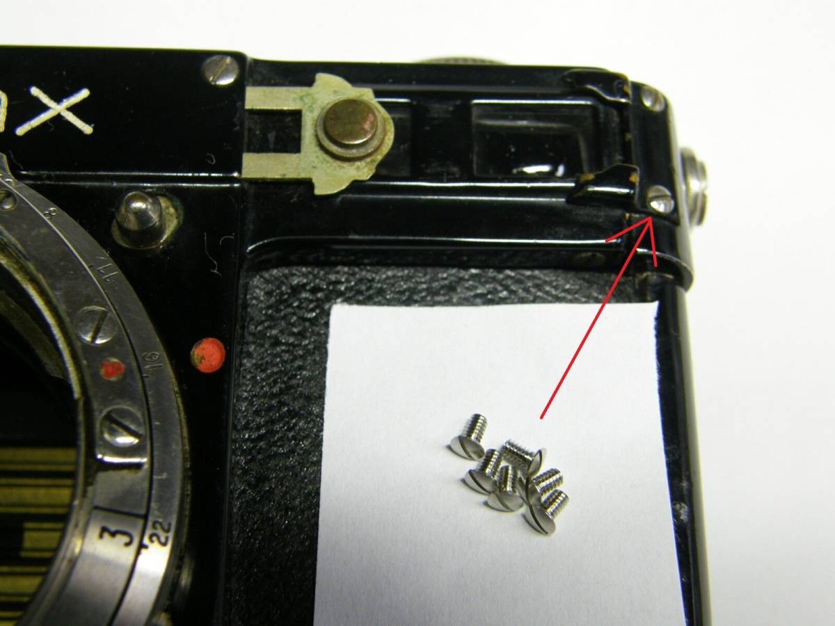 コンタックス ボディネジ ６個セットニッケル 新品 (22)