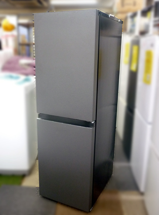 Haier 2ドア冷蔵庫 2024年製 JR-SY15AR 黒 ノンフロン 冷凍冷蔵庫 容量148L ハイアール 右開き 100Lクラス 札幌市内・近郊限定 自社配送 