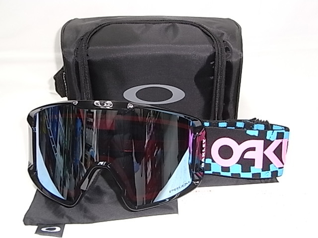最安値赤字処分超特価!!Japan正規品新品26 OAKLEY LINE MINER L/Chex Black/Prizm Sapphire / ラインマイナーエル プリズムサファイア
