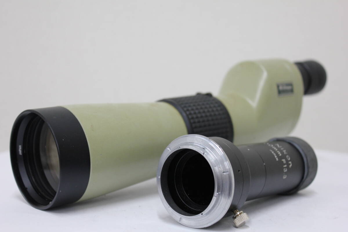 【返品保証】 ニコン Nikon フィールドスコープ ED D=60 P 20x 800mm F13.3 付き e3742