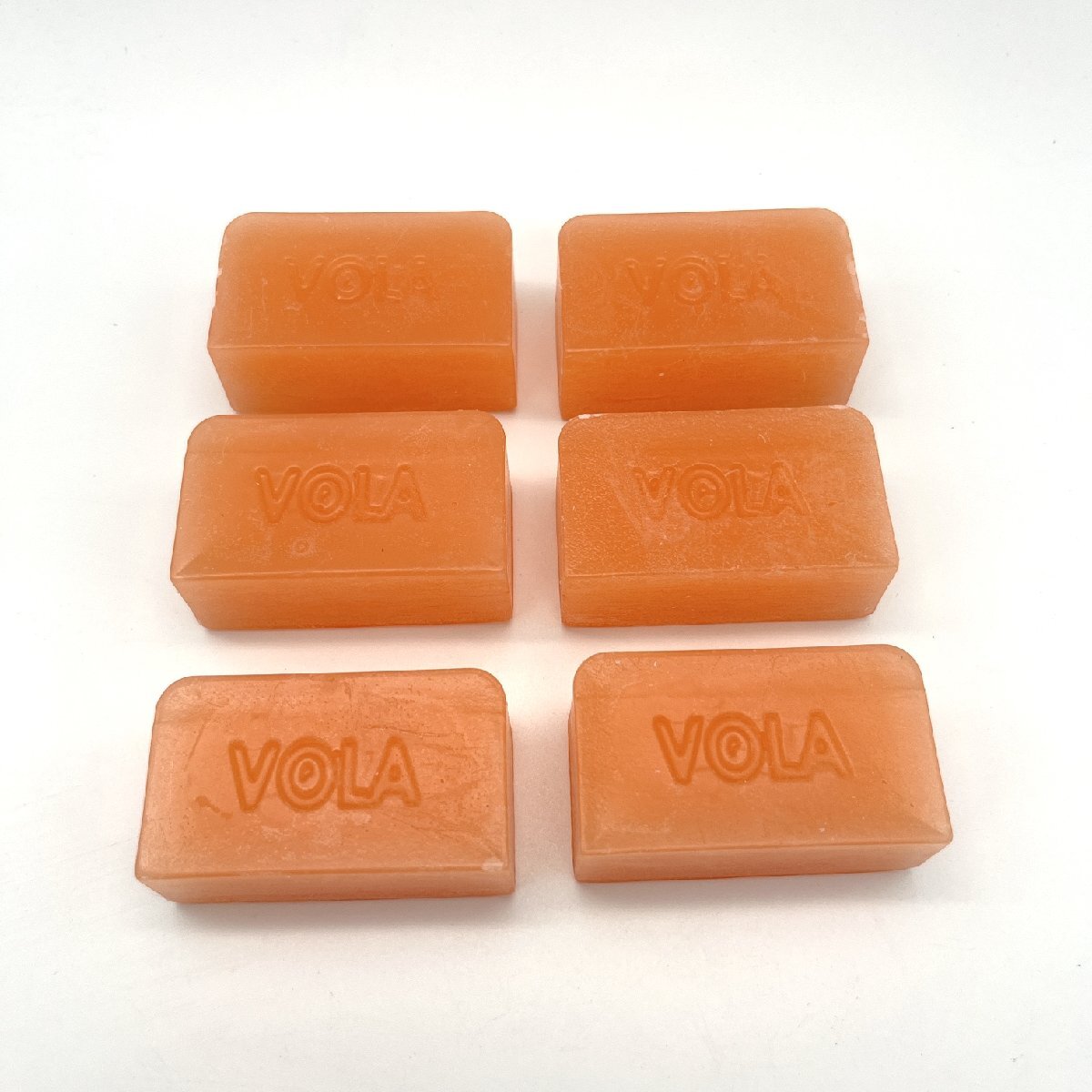 VOLA RACING スキーワックス 固形 UNIVERSAL WAX 30g×6個 REF222400 オレンジ 未使用保管品 ヴォラ レーシング メンテナンス
