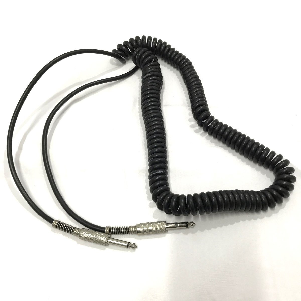 シールドケーブル カールコード KC キョーリツコーポレーション 約175㎝ ギターケーブル 動作未確認 現状品【道楽札幌】
