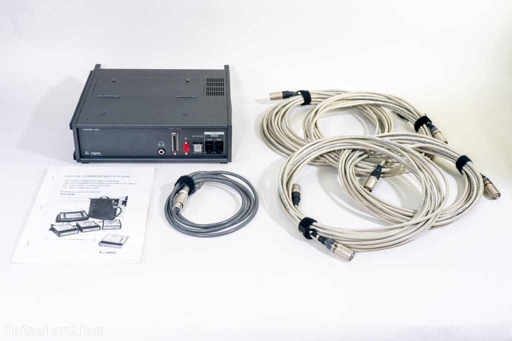 Sigma SS-1022 CONTROL STATION×1/ SS-1021 DIRECTOR`S STATION×1/ SS-1020 COMMENTATOR`S STATION×3/ ゼンハイザーHMD410ヘッド