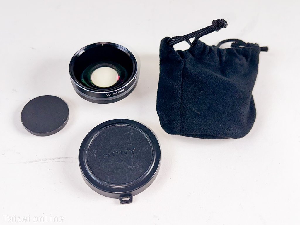 ソニー ワイドコンバージョンレンズ SONY VCL-HGA07B No.2 WIDE CONVERSION LENS ×0.75 中古品　25102911