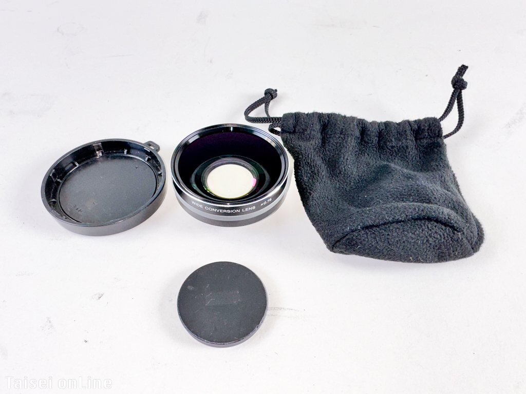 ソニー ワイドコンバージョンレンズ SONY VCL-HGA07B No.1 WIDE CONVERSION LENS ×0.75 中古品　25102910