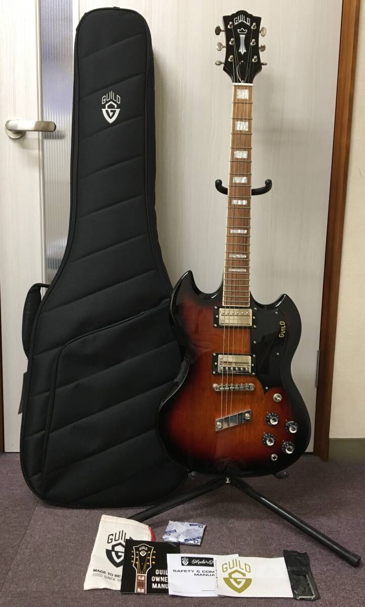 GUILD / ギルド　polara deluxe　エレキギター　エレクトリック ギグバッグ付　■